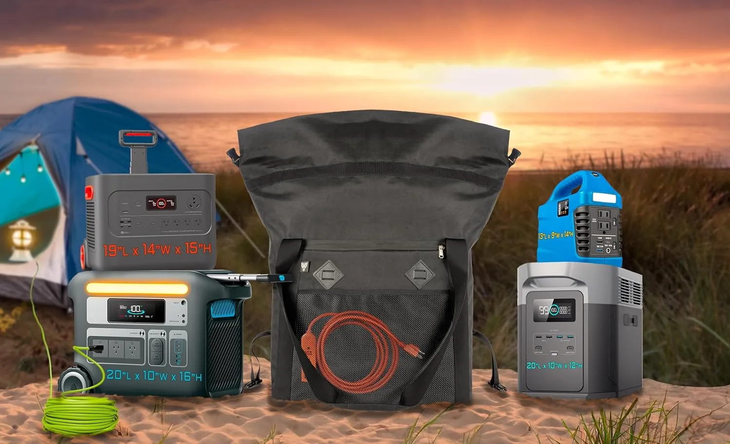 ~ G CUBƎ 100 Faraday Bag for Medium to Large Generators and Electronics ~ Protects Against EMP/CME/EMF/RF ~ Diamond Form Farday Lined Interior ~ Foam Padded Base