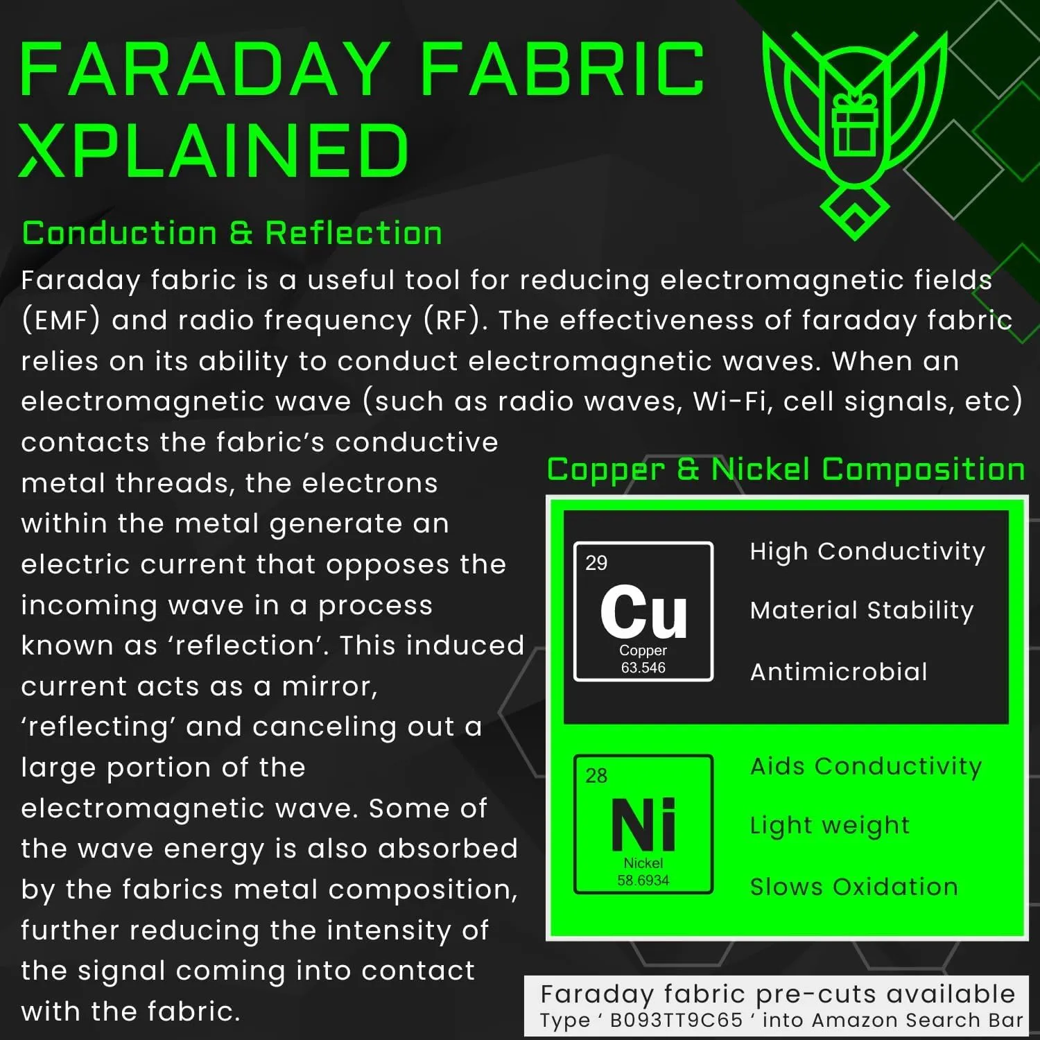 ~ G CUBƎ 100 Faraday Bag for Medium to Large Generators and Electronics ~ Protects Against EMP/CME/EMF/RF ~ Diamond Form Farday Lined Interior ~ Foam Padded Base
