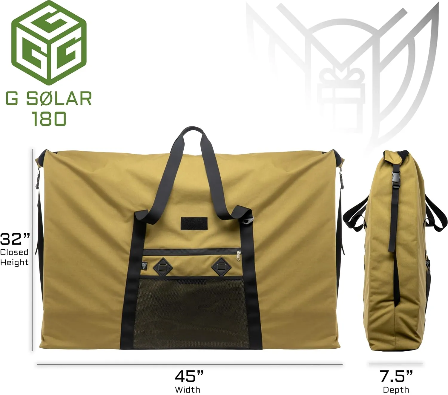 ~ G SØLAR 180 Faraday Bag ~ Protects Against EMP/CME/EMF/RF ~ Diamond Form Farday Lined Interior