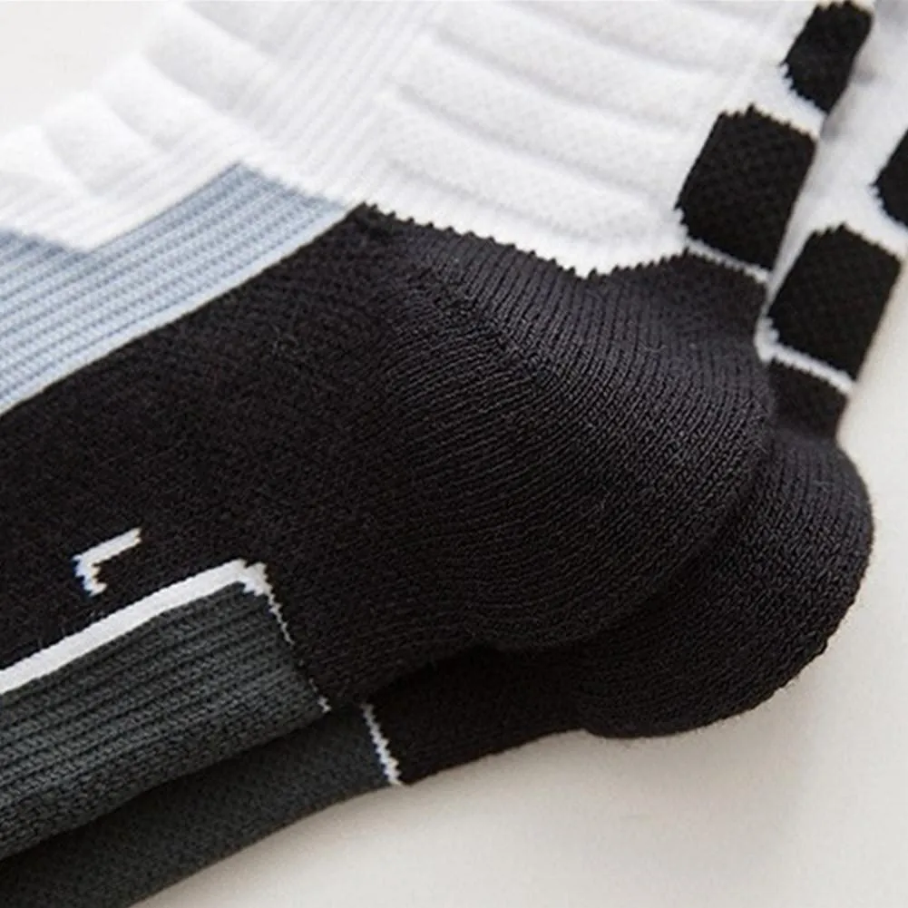 1 pair of unisex cotton running socks cycling socks breathable sports socks