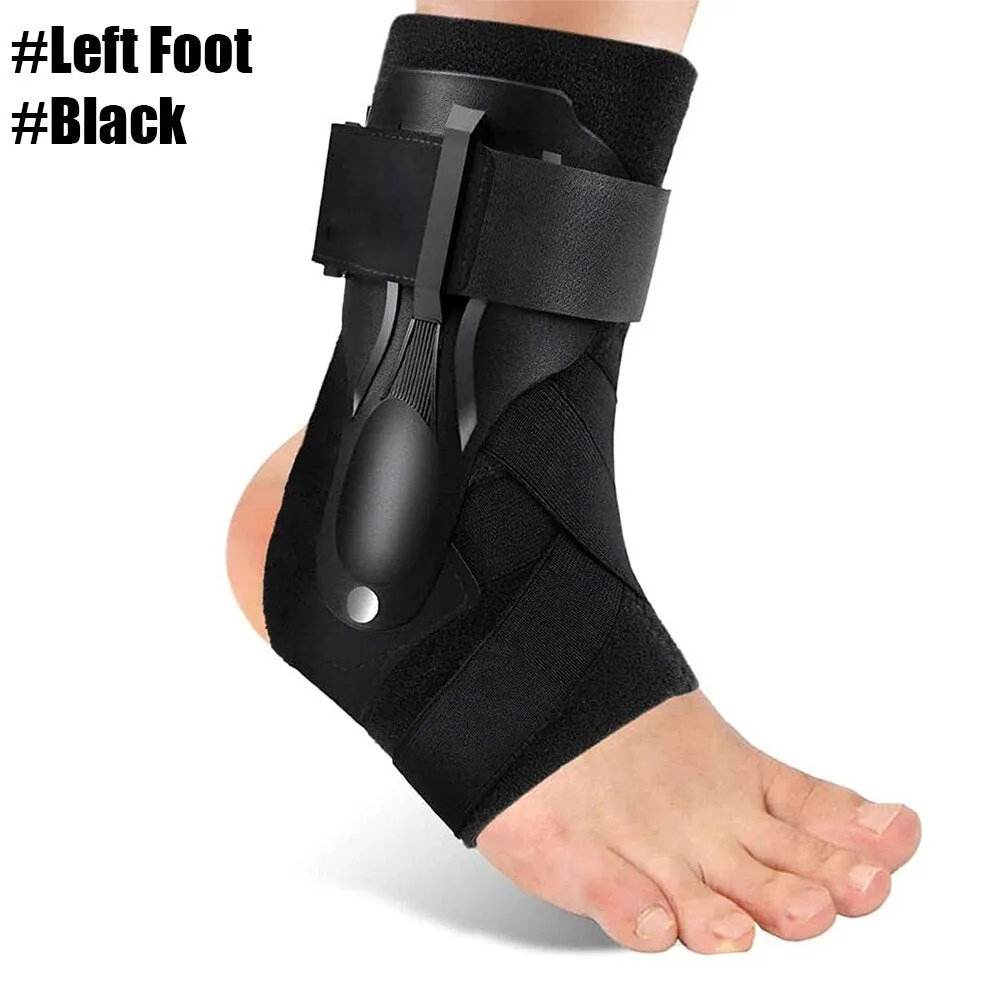 1 Piece Breathable Adjustable Ankle Brace for Cycling Running Soccer