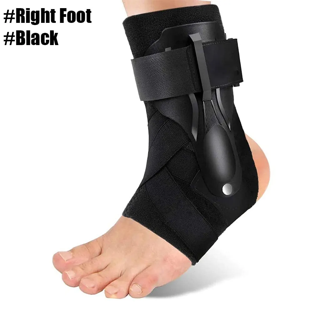 1 Piece Breathable Adjustable Ankle Brace for Cycling Running Soccer