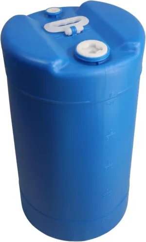 15 Gallon Water Storage Tank - 1 Tank- Water Storage for Emergencies - Durable, Reusable, Portable, BPA Free, Food Grade Plastic - Emergency Zone