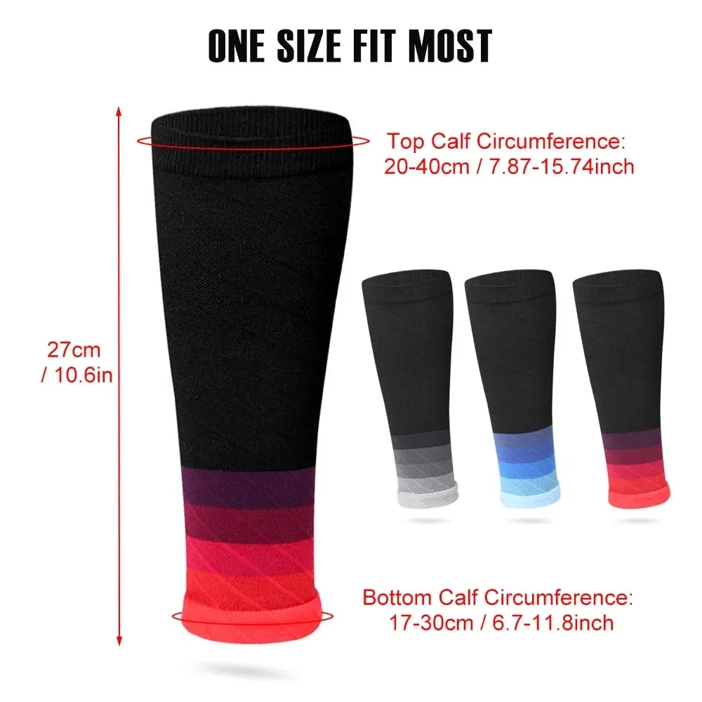 1Pair Calf Support Compression Sleeves Socks