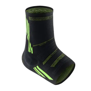 1PC Sports Ankle Brace Breathable Ankle Guard for Men Women Sprain Support Sleeve Black Green for Running Weightlifting Basketball Tennis