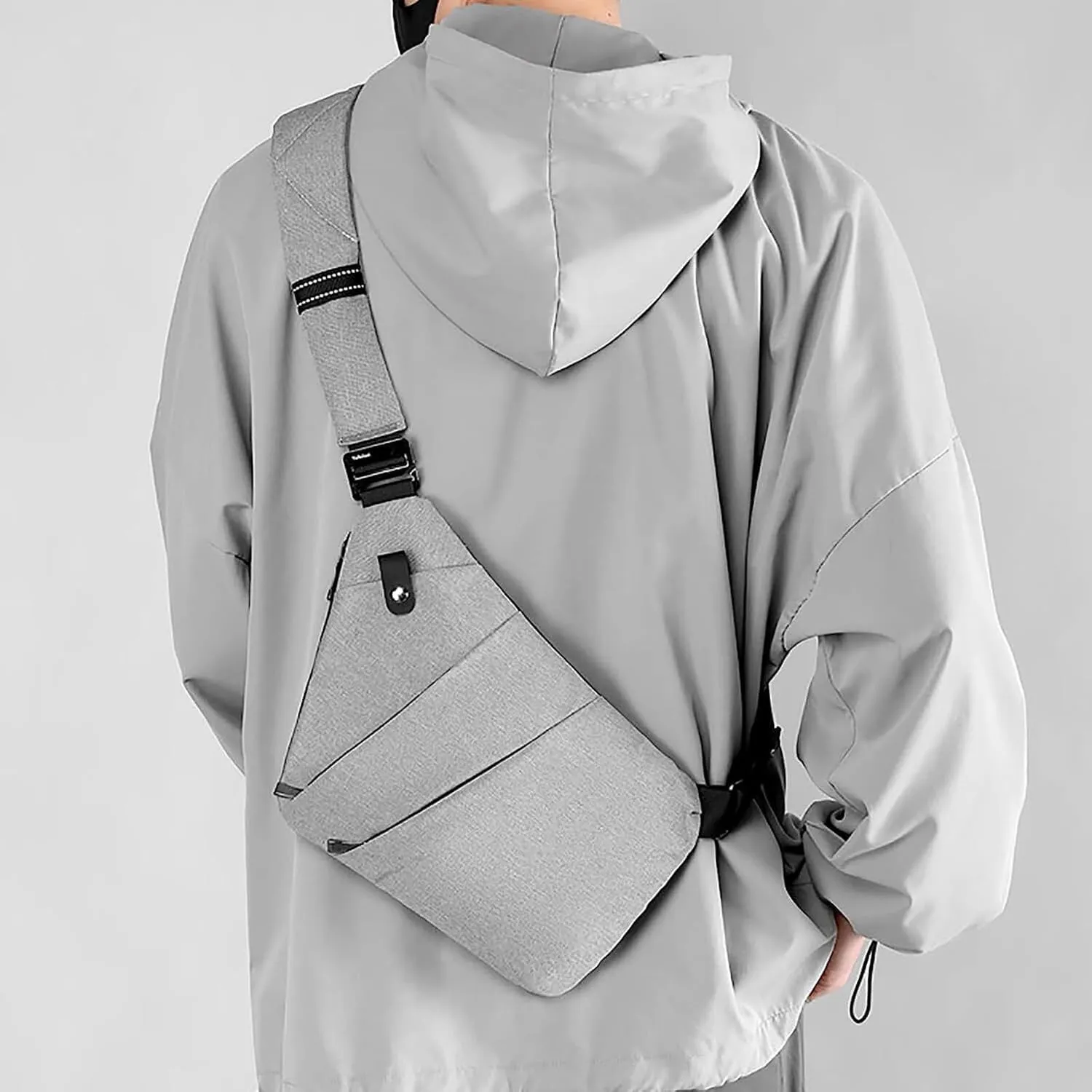 2024 NEW Anti Theft Travel Bag Slim Sling Bag Cross Body Travel Bag