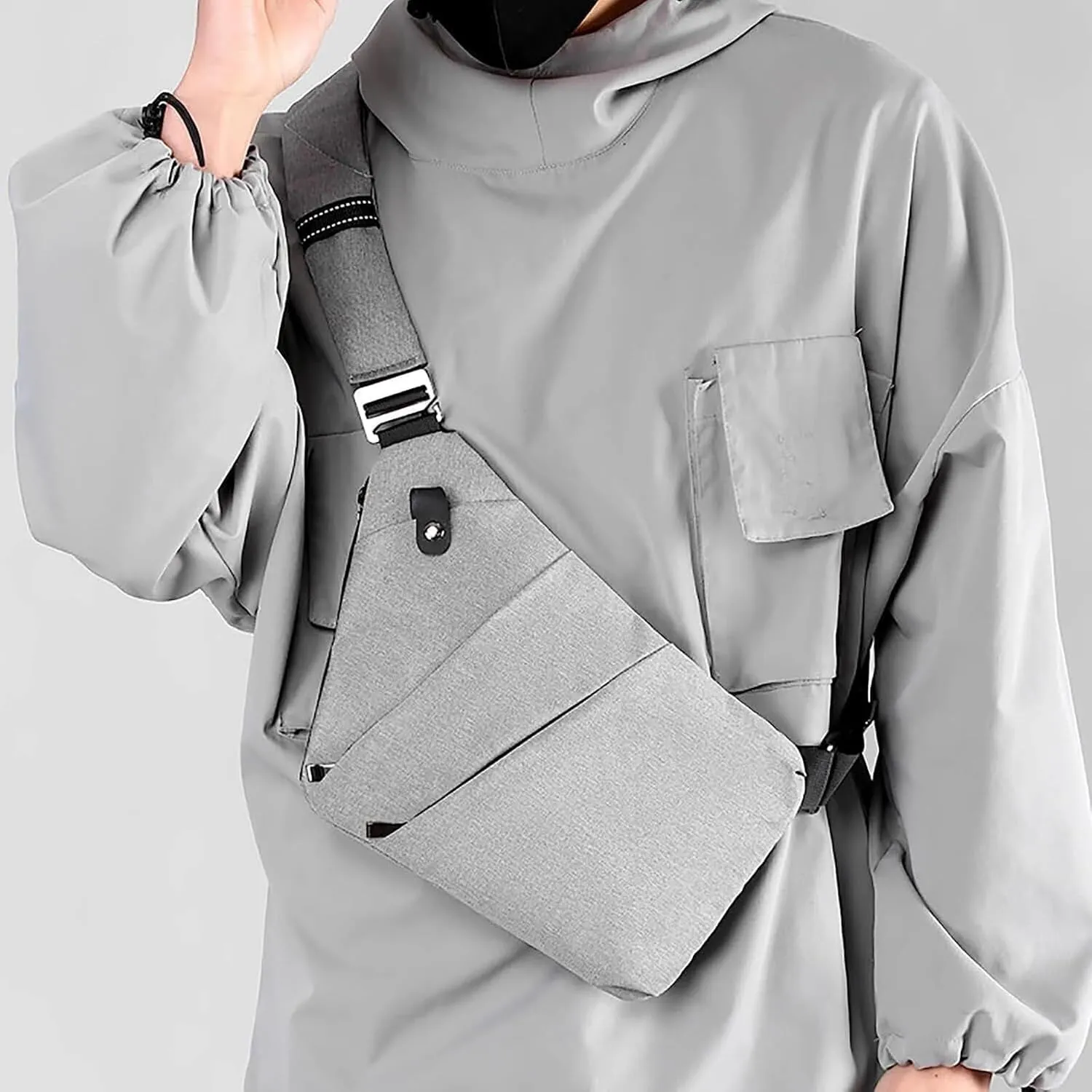 2024 NEW Anti Theft Travel Bag Slim Sling Bag Cross Body Travel Bag