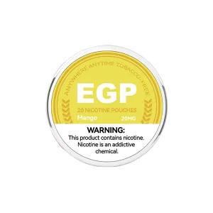 20mg EGP Nicotine Pouches - 20 Pouches