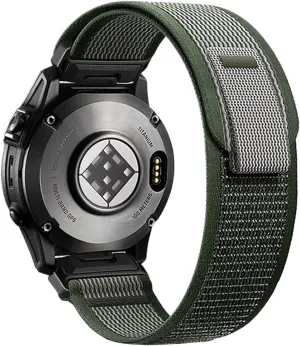 22 26mm QuickFit Nylon woven Band For Garmin Fenix 8 47/51mm 7 7X 6 6X Pro 5X Plus Enduro 3 Breathable sports strap Accessories