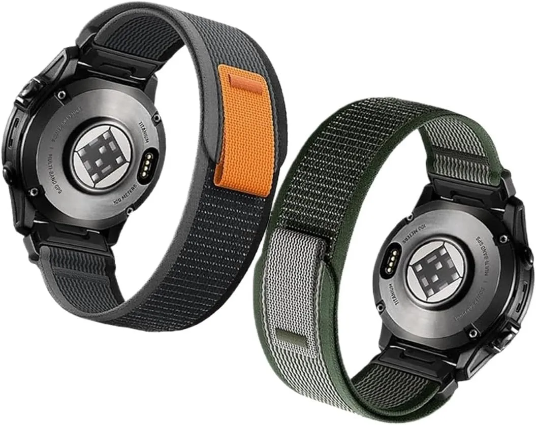 22 26mm QuickFit Nylon woven Band For Garmin Fenix 8 47/51mm 7 7X 6 6X Pro 5X Plus Enduro 3 Breathable sports strap Accessories