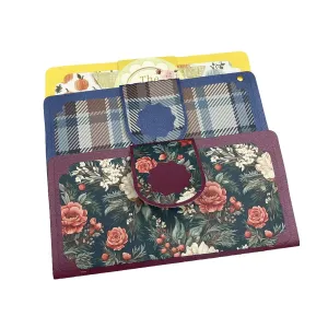 3D Wallet Dies for Card Making Metal Cutting Dies Gift Card Money Holder Purse Pocket Scrapbooking Die-cuts Set Embossing Stencil Template DIY Decorative Paper Craft