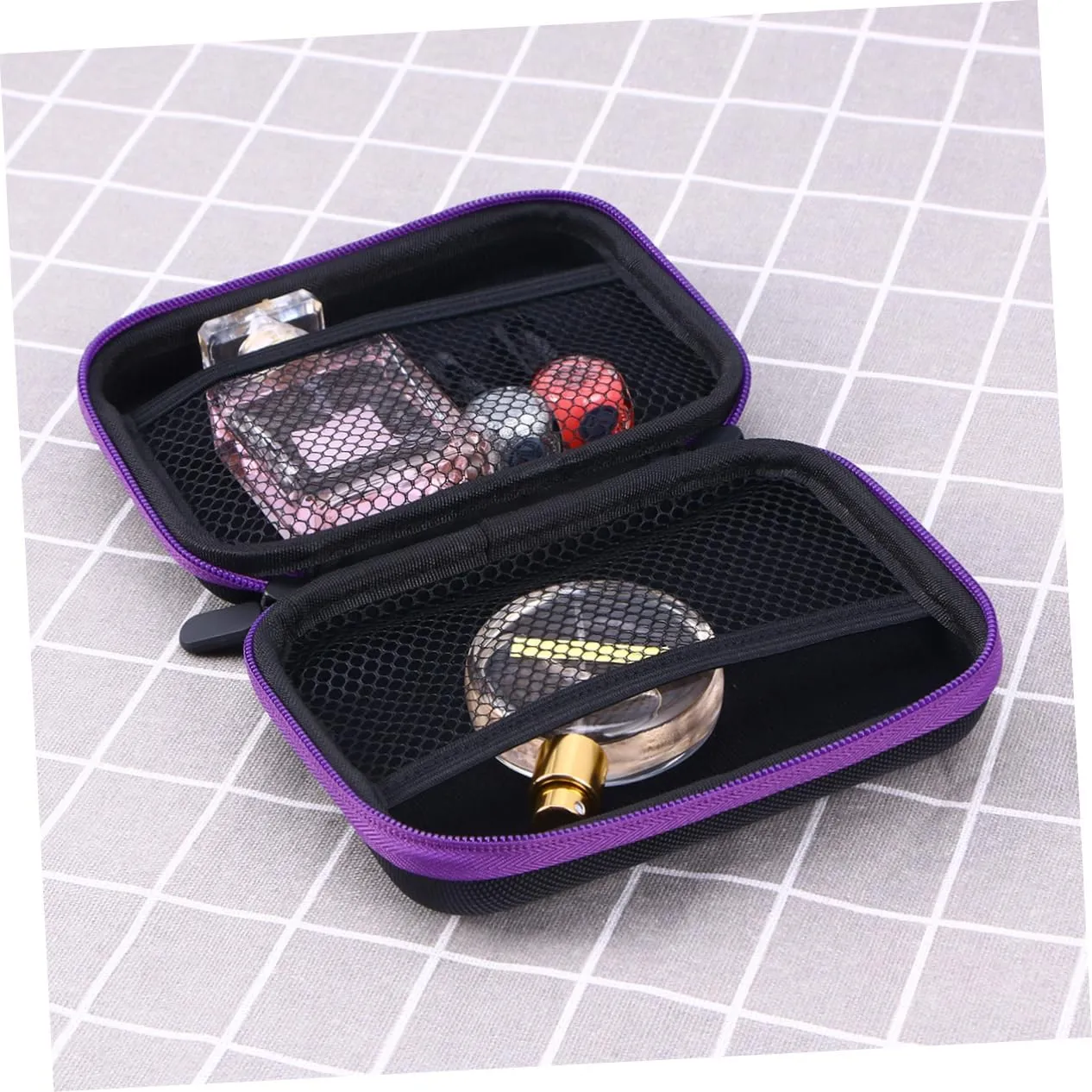 3pcs Essential Oil Bag Storage Bag Miss Storage Box Multicolor, Purplex3pcs, mediumx3pcs