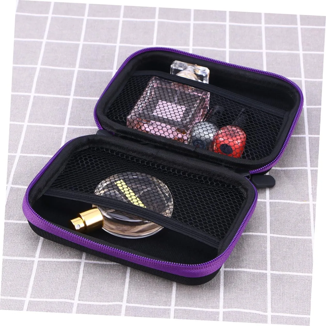 3pcs Essential Oil Bag Storage Bag Miss Storage Box Multicolor, Purplex3pcs, mediumx3pcs