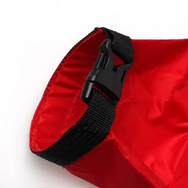 3pcs Waterproof Dry Sack Daypack Lightweight Portable Pouch Storage Bags for Camping Hiking Travel Red