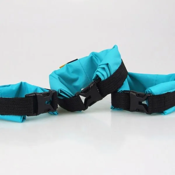 3pcs Waterproof Dry Sack Daypack Lightweight Portable Pouch Storage Bags for Camping Hiking Travel Sky Blue