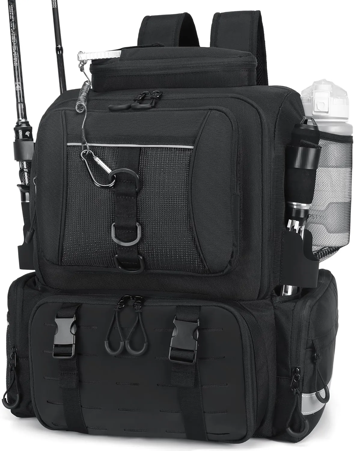 45L Fishing Bag Large Outdoor Tackle Bag with insulating and Protective Rain Fishing Gifts for Men