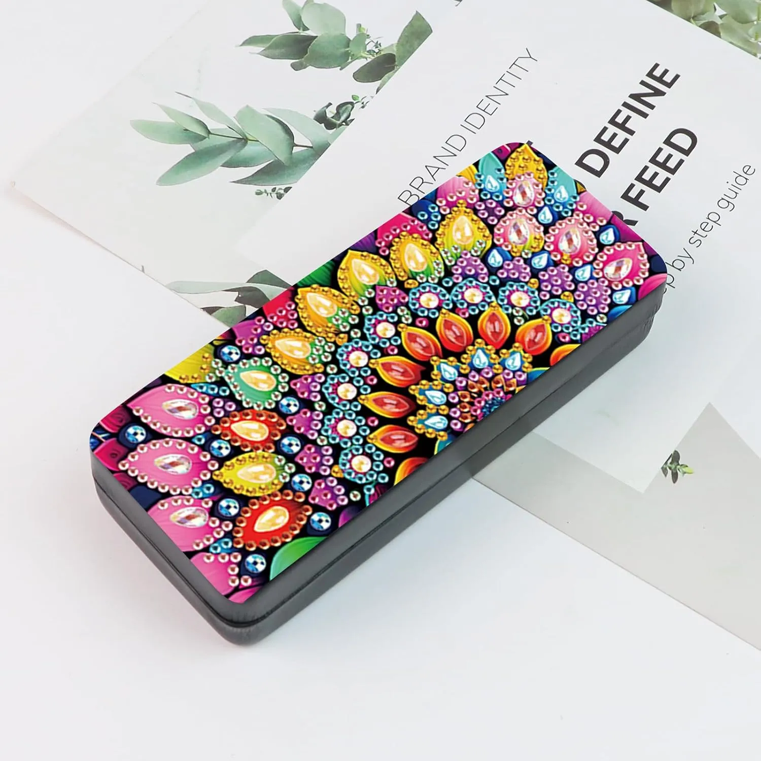 5D Diamond Art Painting Eye Glass Case Glasses Storage Box