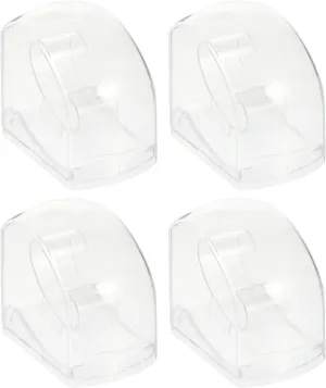 8pcs Watch Box Transparent Plastic Storage Case for Watches Jewelry Accessories Elegant Display Organizer for Mother Day Birthdays Christmas Weddings