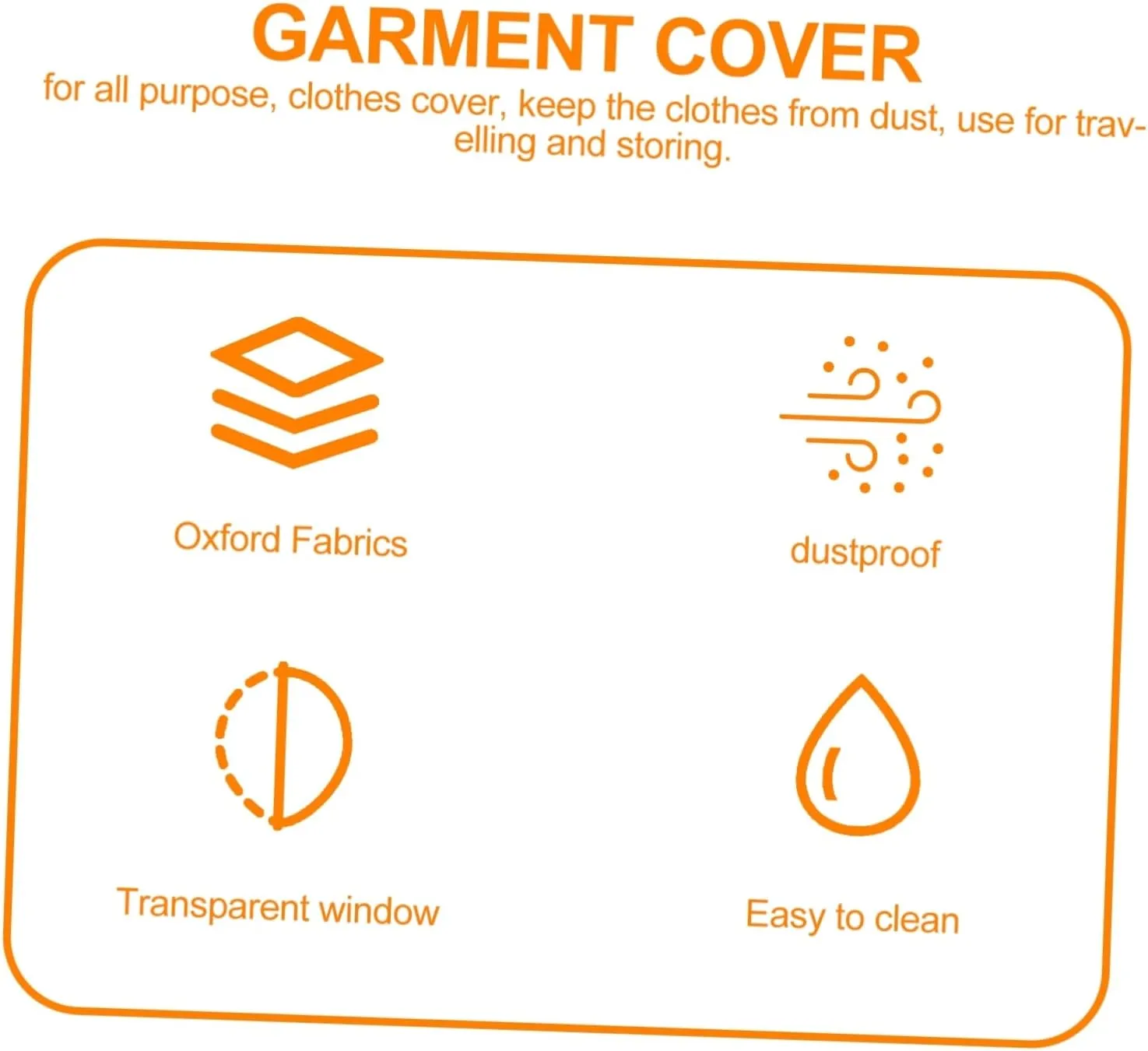 ABOOFAN Storage Bag Protector Cover Garment Cover Garment Bags for Travel Clothes Cover Bag Hanging Garment Bags Large Christmas Baubles Fabric Suit Bag Blazer Three-dimensional Purple