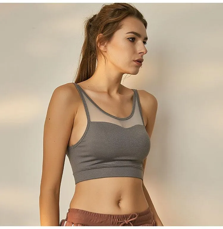 Absque Breathable Mesh Back Sports Bra
