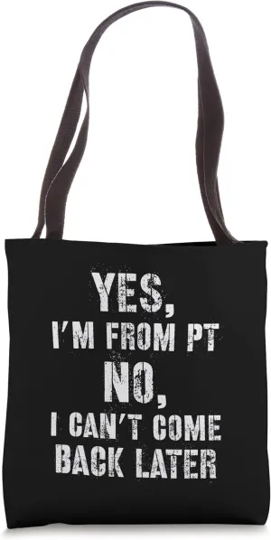 Acute Care Physical Therapy Inpatient Rehab Tech Hospital PT Tote Bag