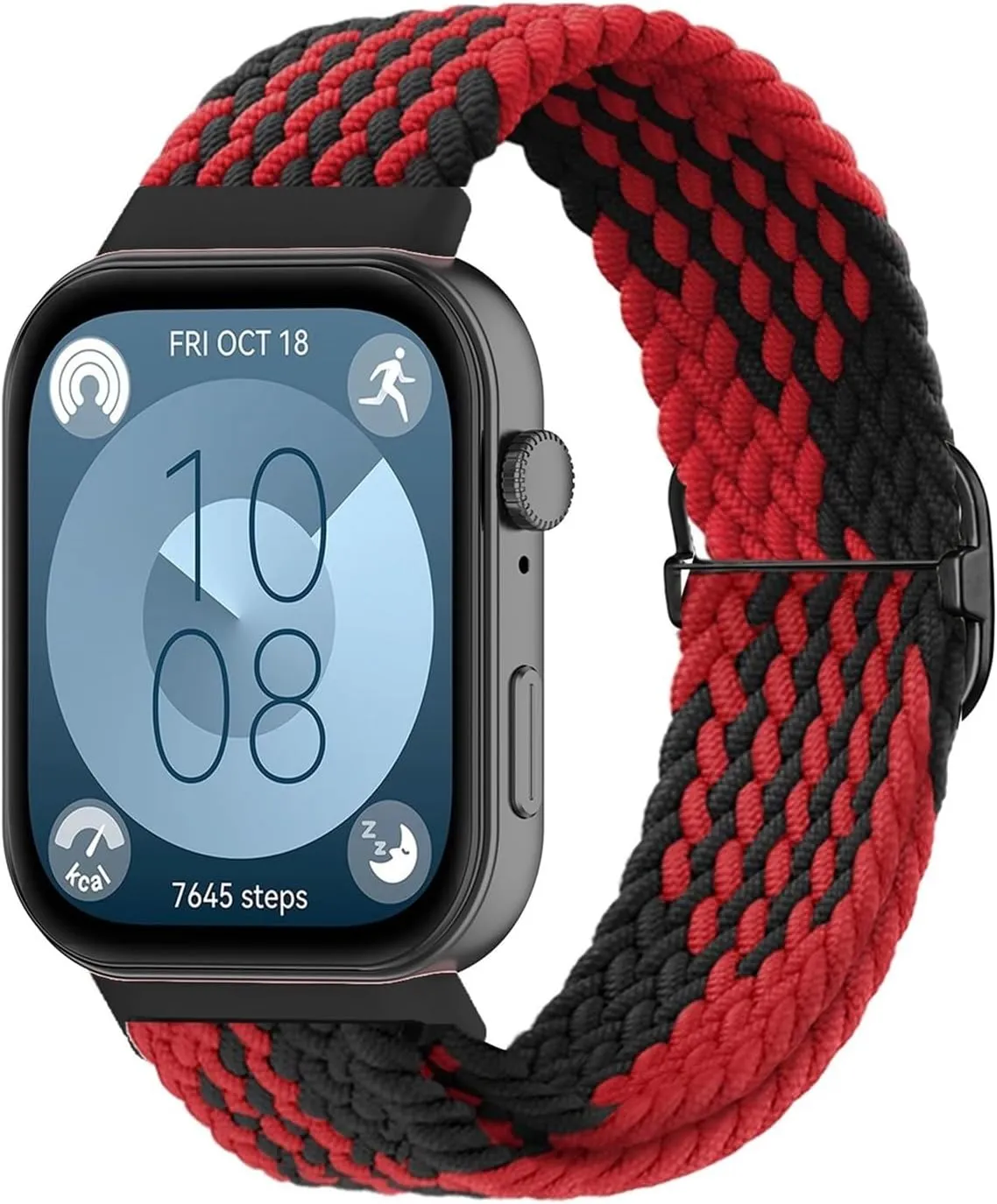Adjustable Nylon Braided Strap For Huawei Watch Fit3 Fit4 Fit4Pro Elastic Breathable Sports Bracelet Replaceable Band