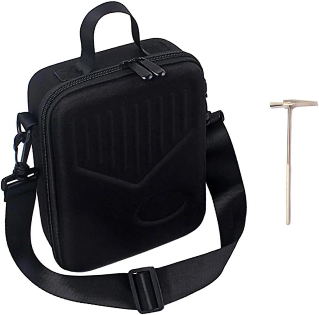 Alasum Portable Kalimba Thumb Piano Storage Bag Black Case Bag Padded Strap Carry Case