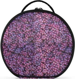 ALAZA Grape Toiletry Bag Travel Makeup Case Organizer for Women