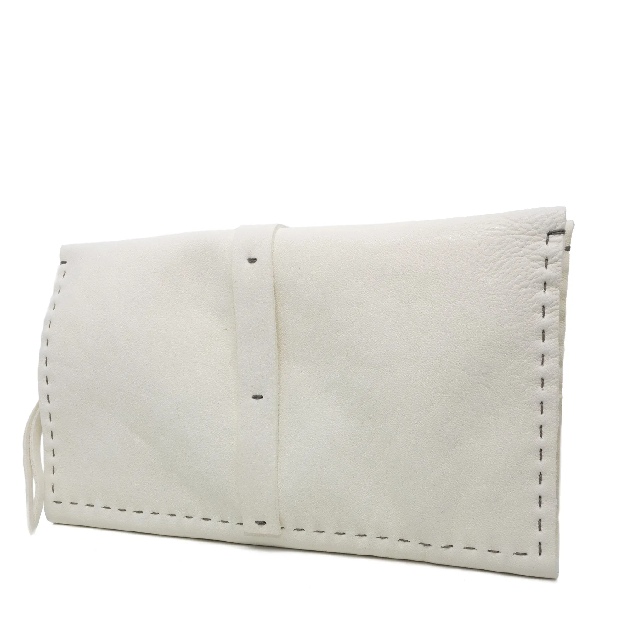 albino culatta leather long wallet