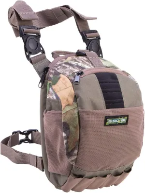 Allen Company Shocker Cut-N-Run Turkey Hunting Pack - 3in1: Thigh Pack, Sling Pack, Chest Pack - 9 Features, 10 Inch/315 Cubic inches / 5.2 L, Camo 19170 One Size