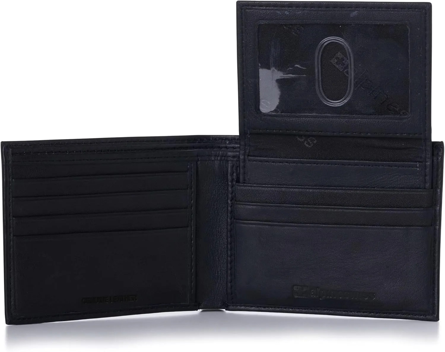 Alpine Swiss Mens Wallet Trifold Bifold Billfolds to choose from Genuine Leather Comes in Gift Bag