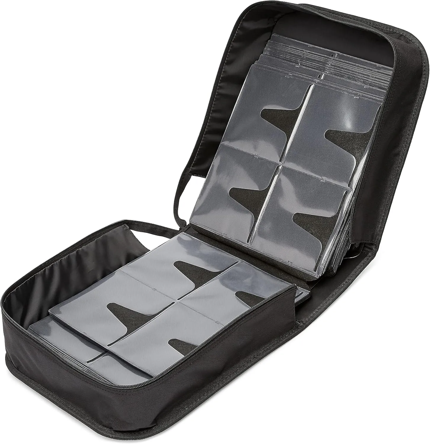 Amazon Basics Polyester CD/DVD Portable Storage Binder, 400-capacity, Black