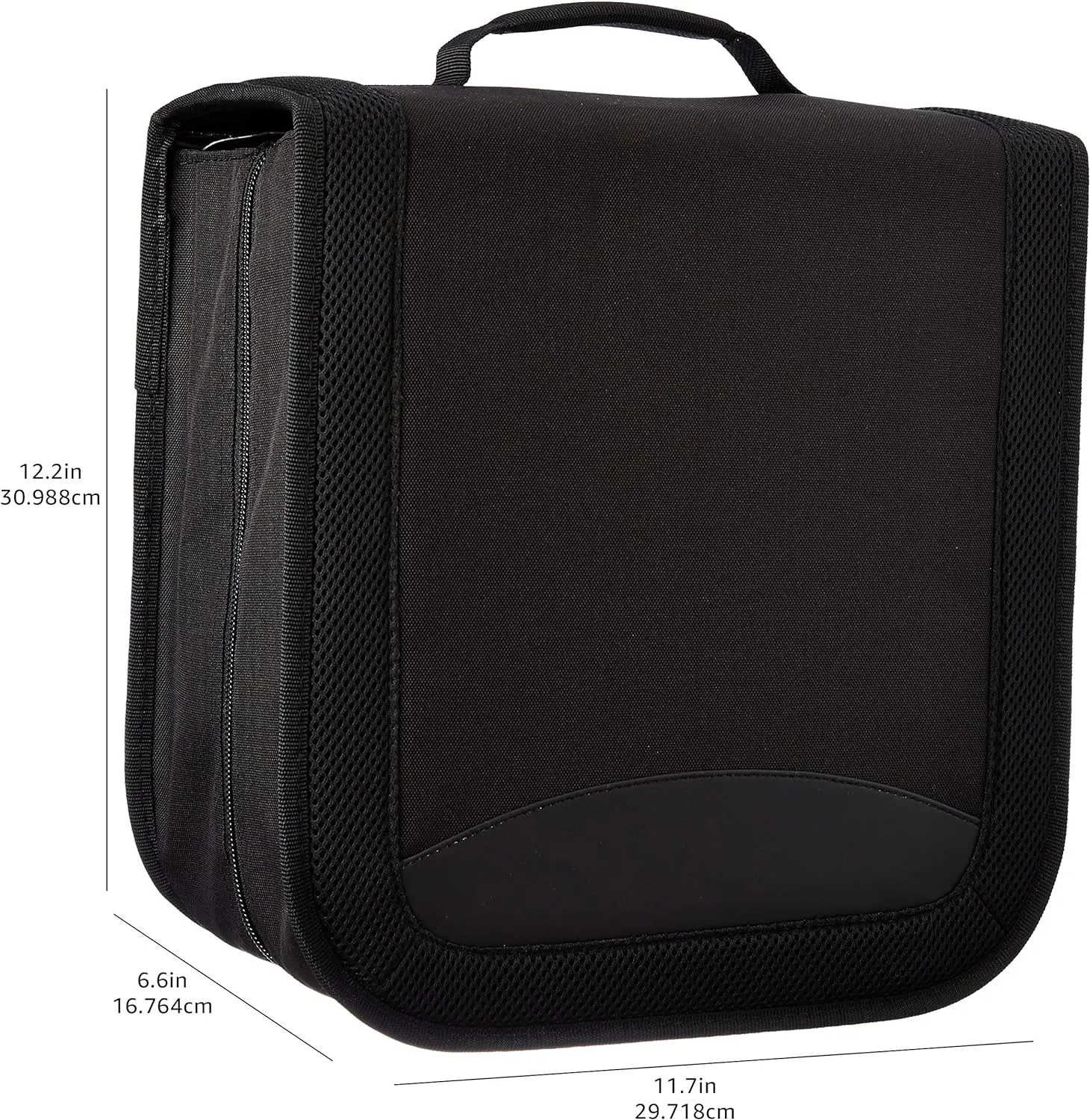Amazon Basics Polyester CD/DVD Portable Storage Binder, 400-capacity, Black