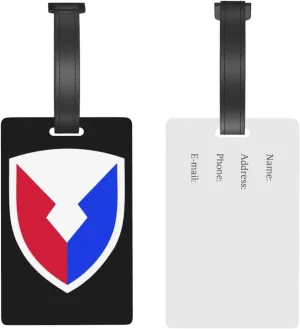 AMC Shoulder Insignia Luggage Tags for Suitcases Travel Tags ID Labels for Women Men Travel Bag Luggage Accessories