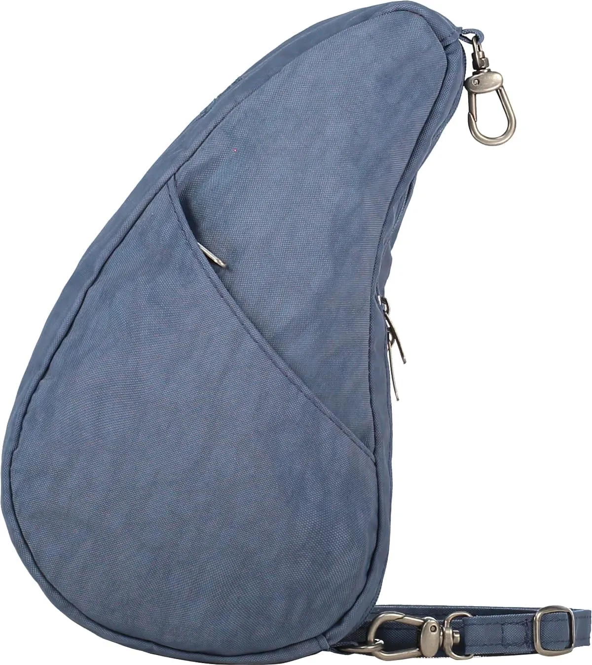 AmeriBag 10" Nylon Crossbody Sling Baglett (Vintage Indigo)