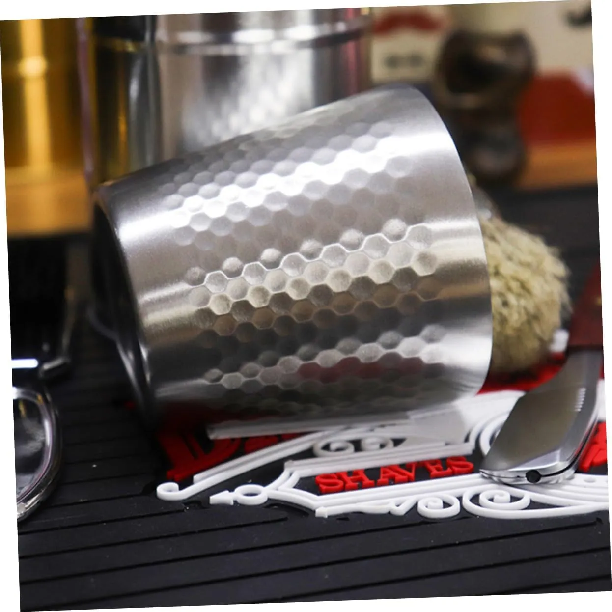 Angoily 3pcs Stainless Steel Shaving Bowl for Men Foaming Vessel Rustproof Design for Shaving Soap Mixing Convenient for Easy Storage