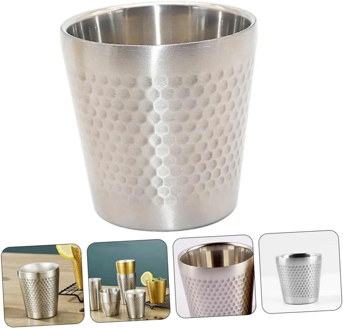 Angoily 3pcs Stainless Steel Shaving Bowl for Men Foaming Vessel Rustproof Design for Shaving Soap Mixing Convenient for Easy Storage