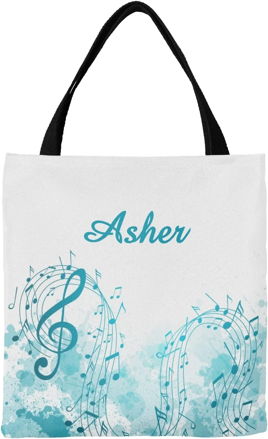 Animal Personalized Canvas Tote Bags, Reusable Bags for Shopping,Travel,School Handbag Gift