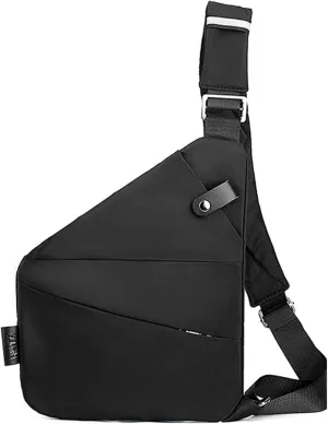 Anti Theft Travel Bag,Waterproof Sling Chest Bag, Crossbody Multi Pockets Shoulder Bag for Men Women