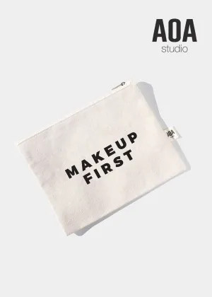 AOA Canvas Pouch - Makeup First