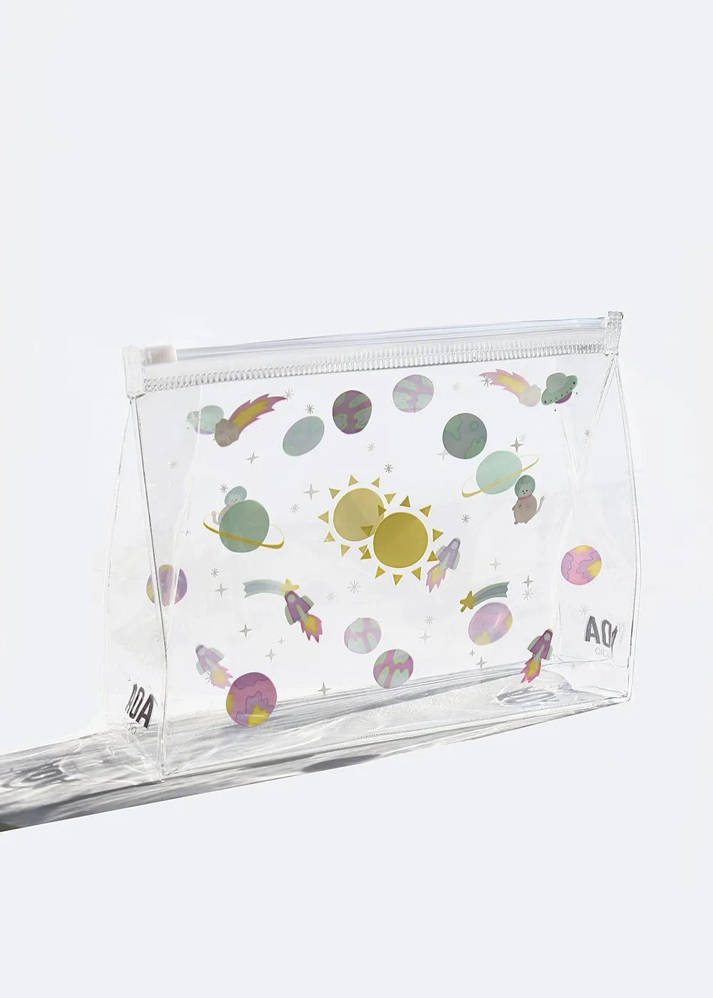 AOA Clear Makeup Pouch - Galaxy