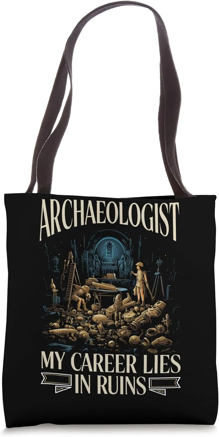 Archaeology Anthropology Fossil Bones Prehistoric Tote Bag