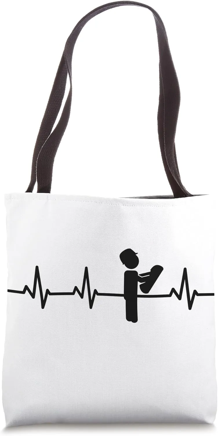 Architect Stickfigures Pulse Line Architecture Tote Bag