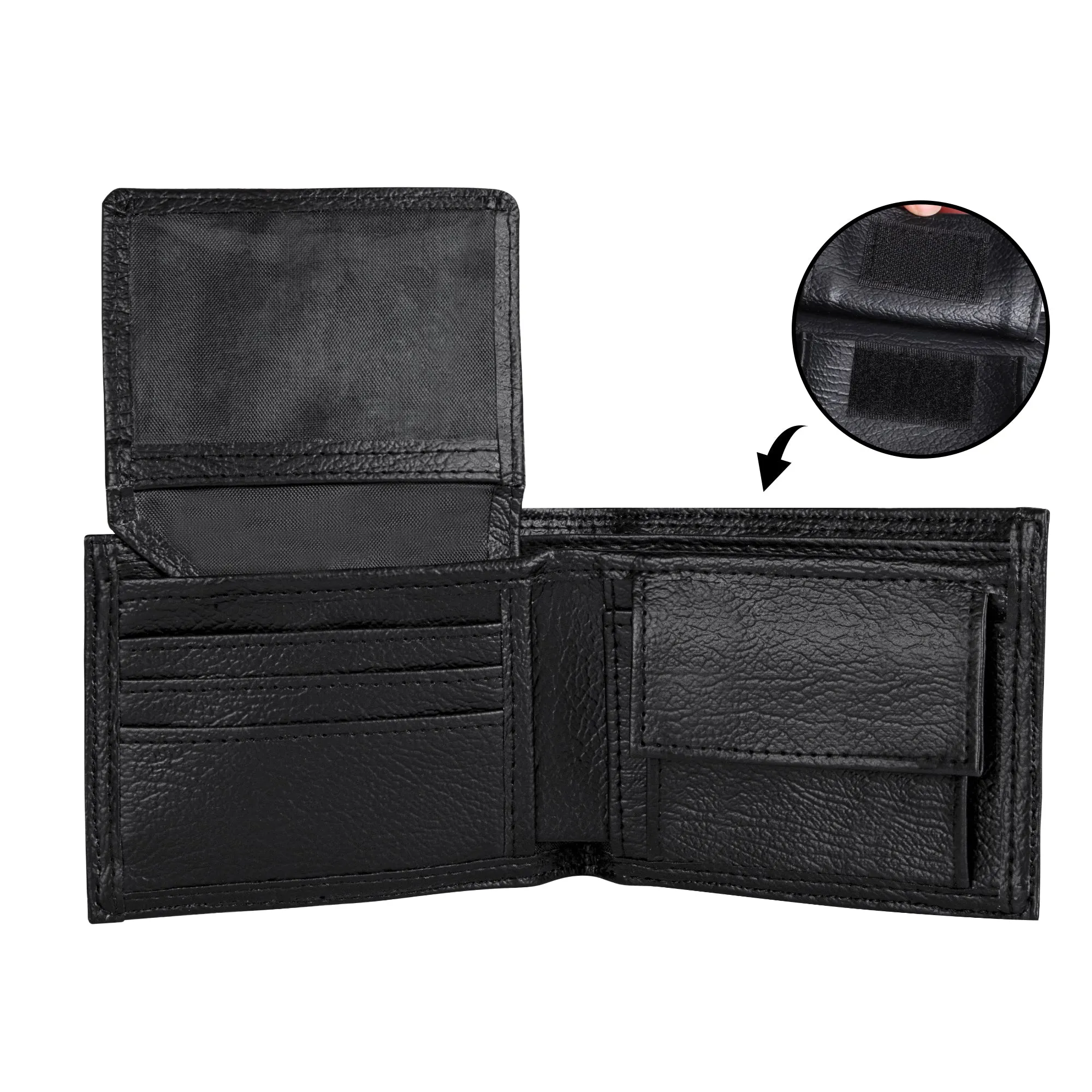 ARMOR OF GOD- Mens Minimalist PU Leather Wallet Paper Folded Wallet, FREE SHIPPING