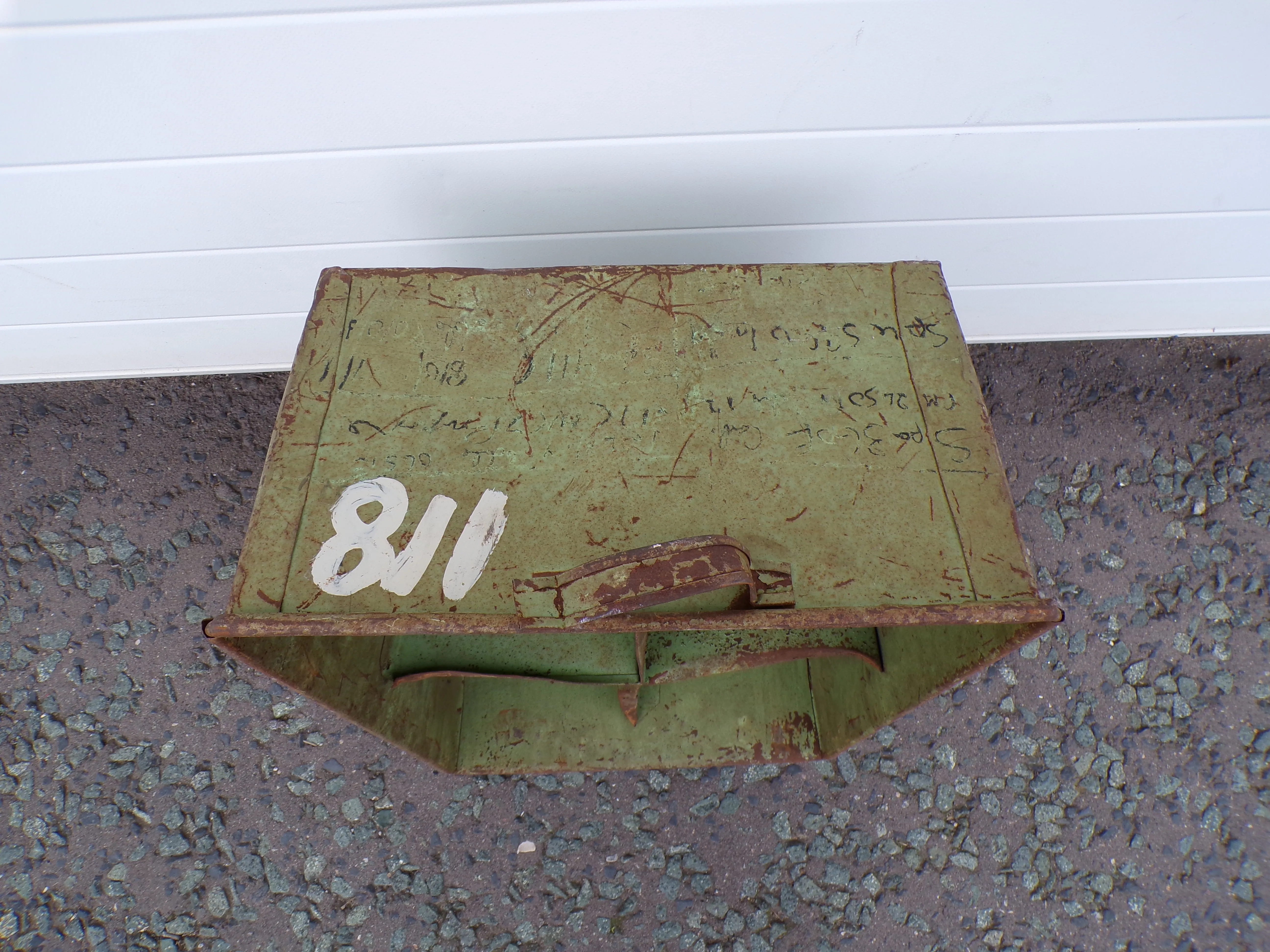 Army surplus storage crate