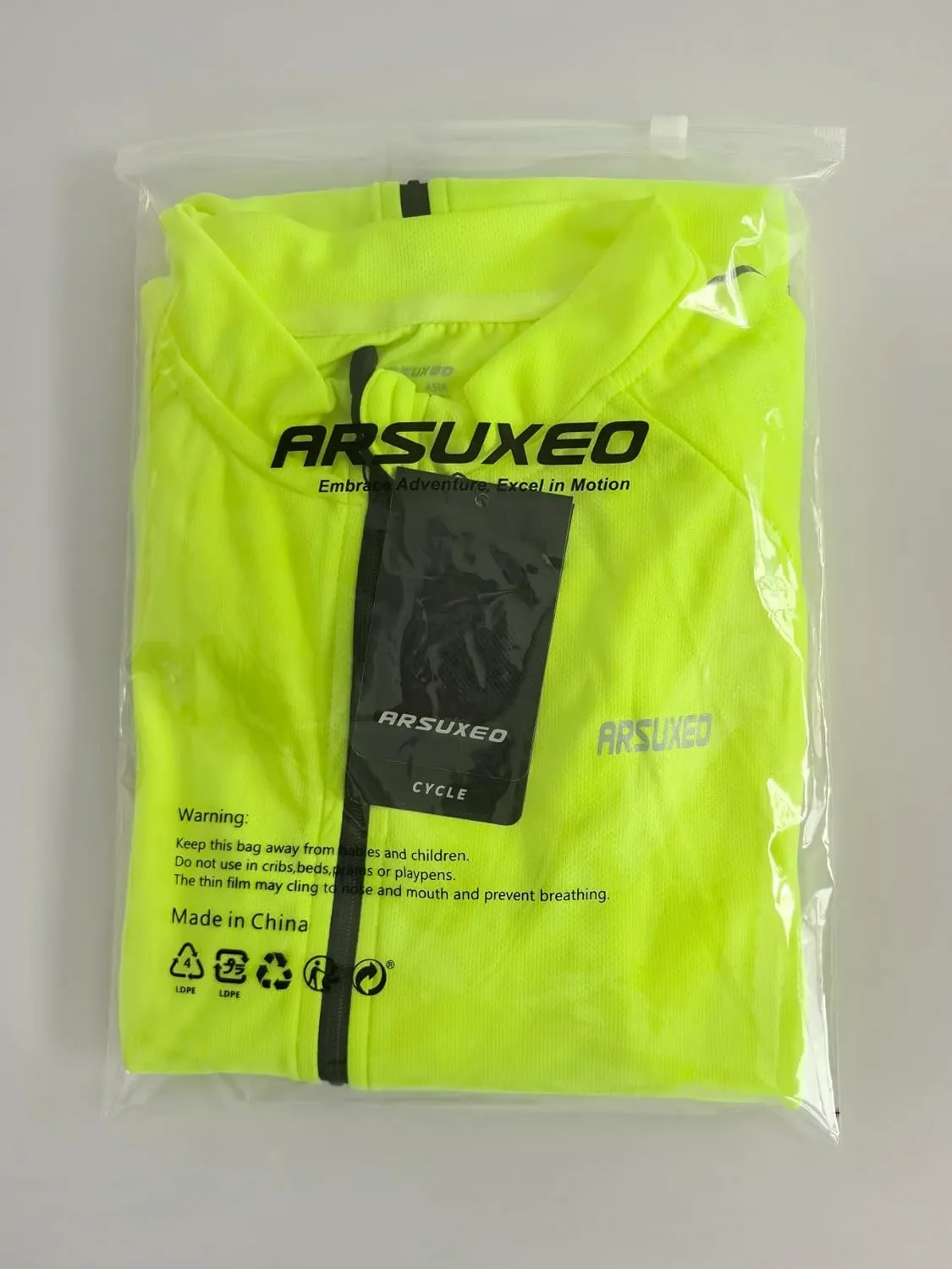 ARSUXEO Men's Half Zipper Cycling Jerseys Long Sleeves Mountain Bike Shirts 6031