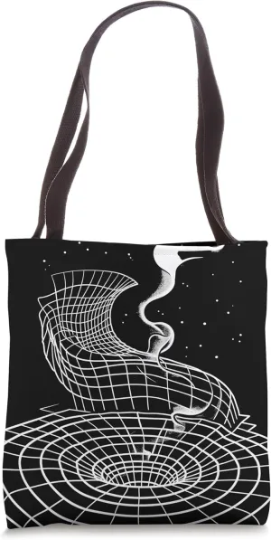 Astrophysics Artistic Wormhole Space Travel Physics Diagram Tote Bag