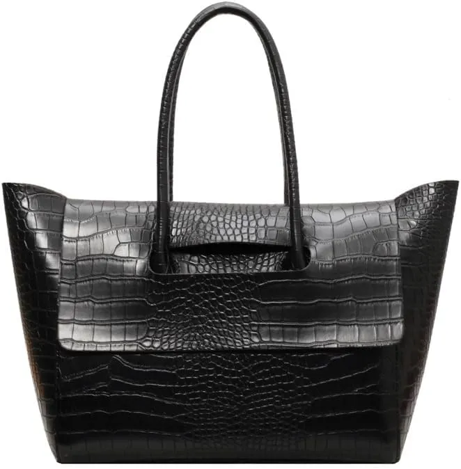 Axcone Vintage Minimalist Large Capacity Commuter Handbag, Shoulder Bag