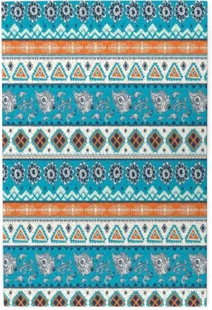Aztec,Puzzle Board,Portable Wooden Jigsaw Puzzle for Adults,Floral Aztec Art,Birthday Gift for Family and Friends,Multicolor Plastic Box Storage 1000PCS