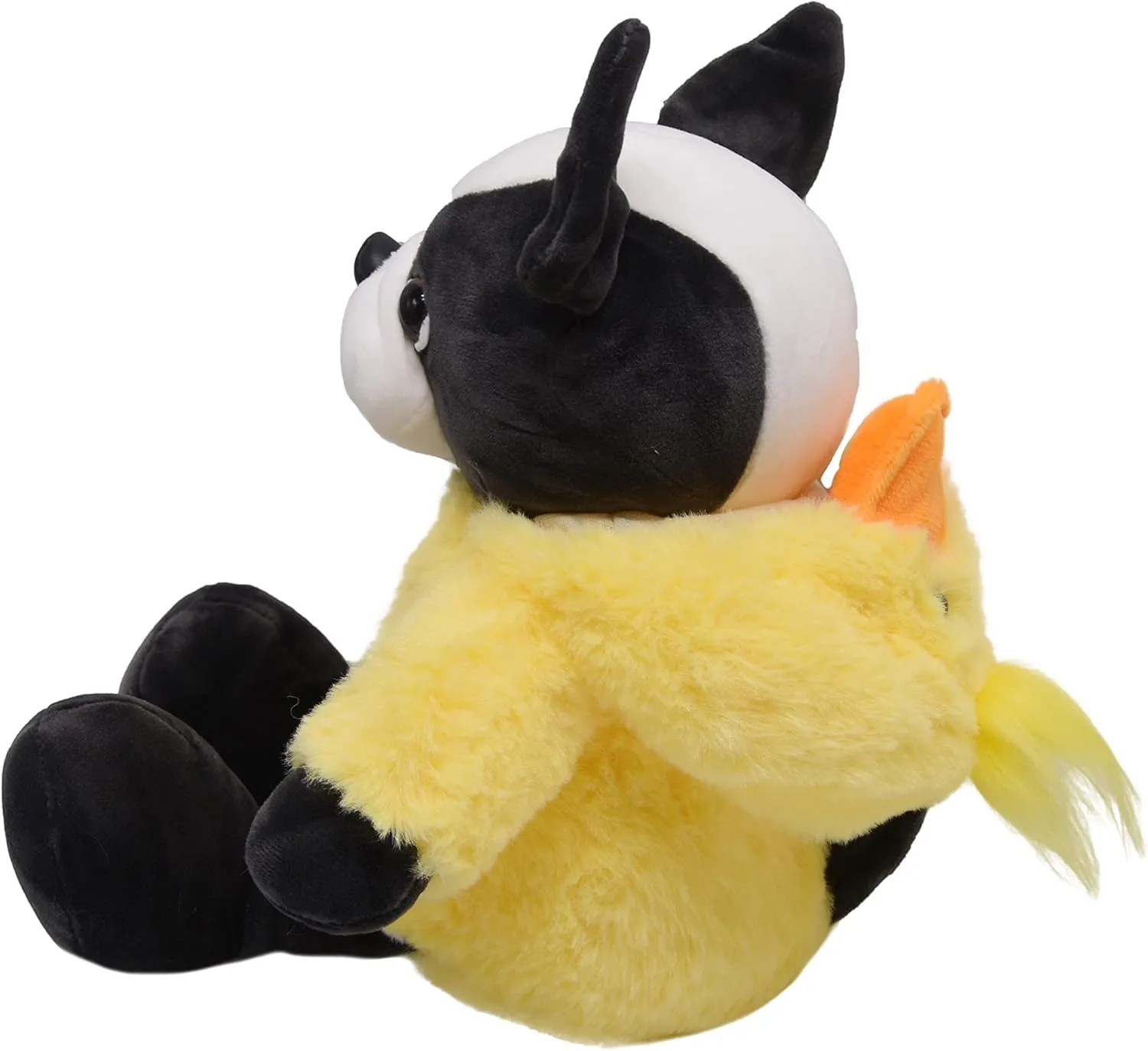 BABOLI Cuddly French Bulldog Stuffed Animals Soft Toys with Adorable Duck-Style Costumes Super Cute Bulldog Plush Animal for Birthday Gifts or Party Supplies Good Choice for Children 10 Inch